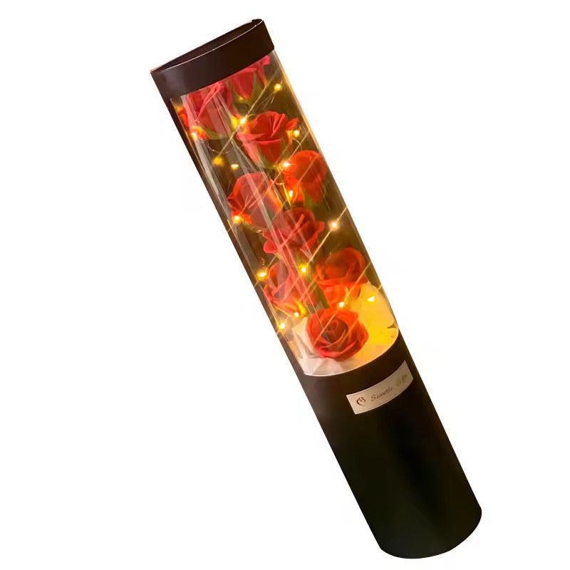 Valentines Day Artificial Rose Bouquet With LED Light- Various Options