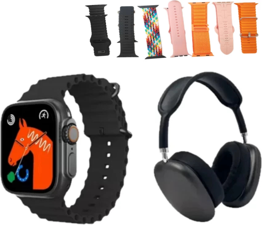 P9 headset with smart watch set